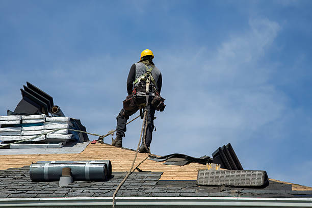 Professional Metal Roofing technician working in Helendale, CA